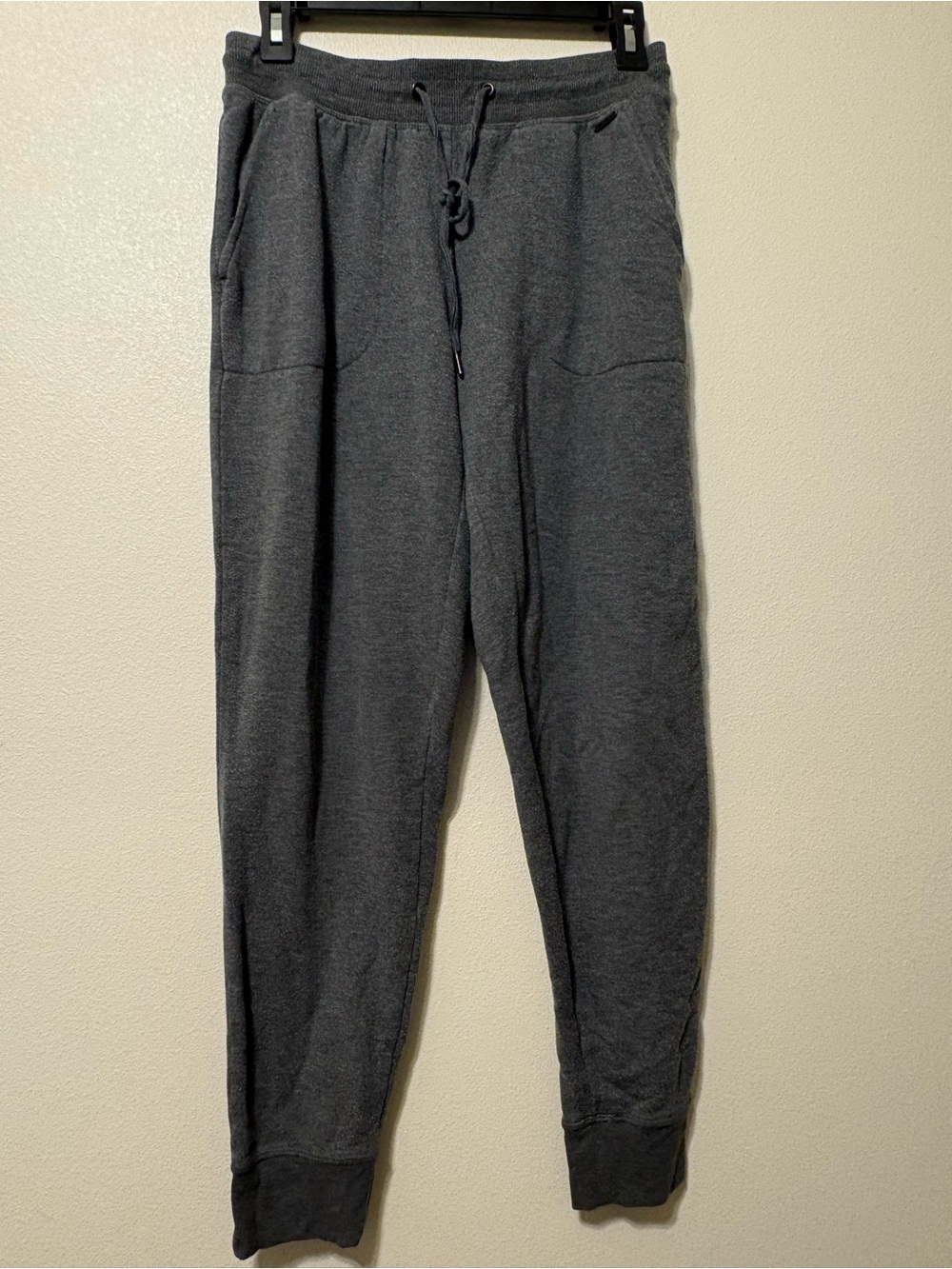 Charcoal Gray Fleece Jogger Pants - Casual Comfort